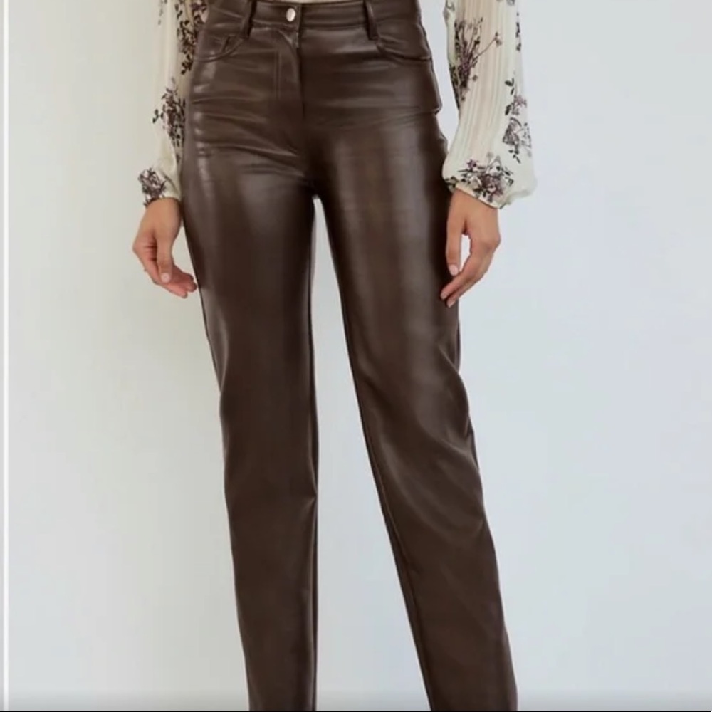Wilfred Melina Pant in Rich Mocha Brown 8 - Picture 2 of 9